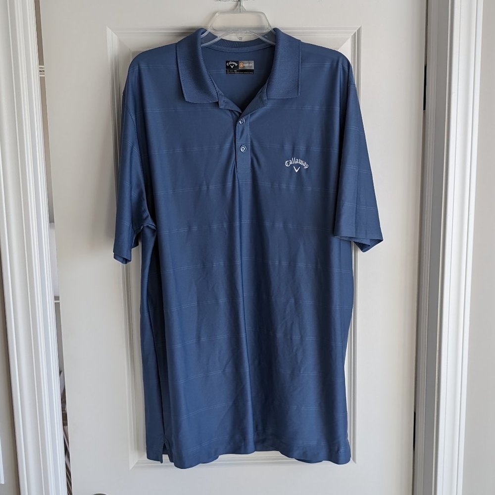 Callaway Golf Polo Shirt, Blue, XL
